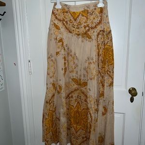 Free people maxi skirt